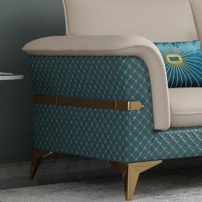 Design Ecksofa L-form Modern Sofas Ledersofa Couch Wohnlandschaft Modernes Sofa