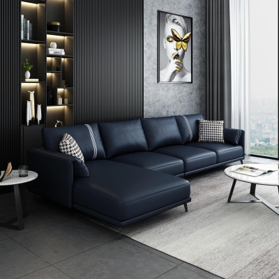 Hochwertige Eckcouch Wohnlandschaft Ecksofa L-Form Leder Couch Garnitur Sofa Neu