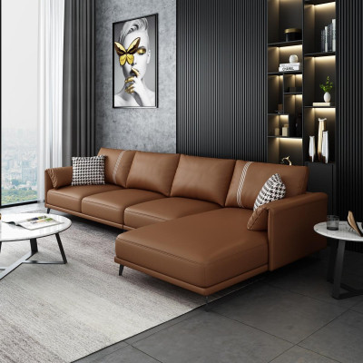 Hochwertige Eckcouch Wohnlandschaft Ecksofa L-Form Leder Couch Garnitur Sofa Neu