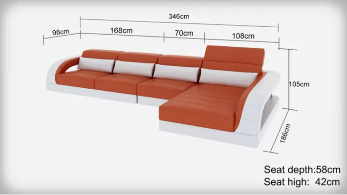 Lederpolster Design Ecksofa Eckcouch Couch Sofa L Form Wohnzimmer