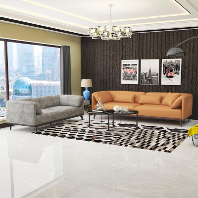 Sofagarnitur 4+3+2 Ledersofa Couch Wohnlandschaft Garnitur Design Modernes Sofa