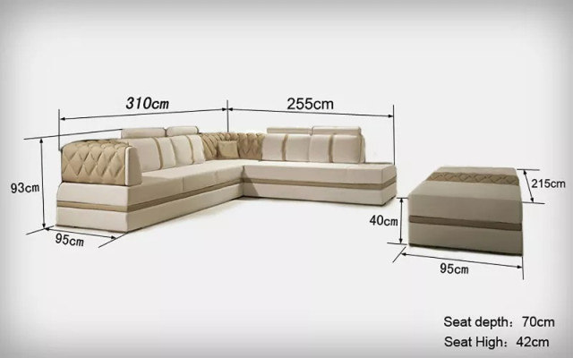 Ecksofa Ledersofa Design Sofa Ecksofa L Form Modernes Polster Wohnzimmer
