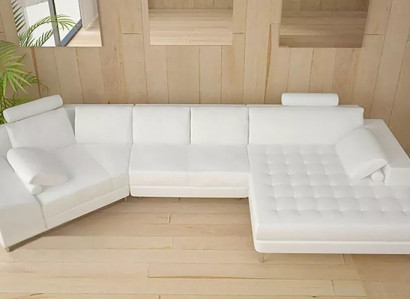 Ecksofa Ledersofa Design Sofa Ecksofa U Form Modernes Polster Wohnzimmer Möbel