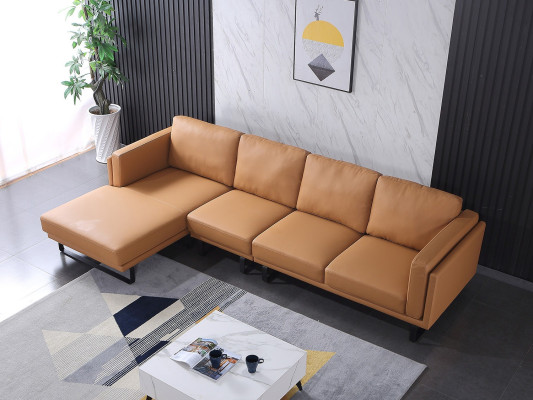 Eckcouch Design Ecksofa Wohnzimmer Möbel Moderne Lederpolster Couch