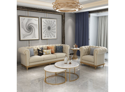 Sofa Sofagarnitur 3+1 Sitzer Set Design Polster Couchen Couch Modern Garnitur