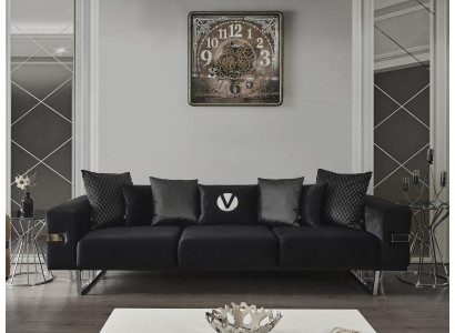 Wohnzimmer Couch Couchen Polster Sofas xxl Design Sofa 4 Sitzer Textil Big Neu