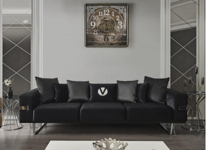 Wohnzimmer Couch Couchen Polster Sofas xxl Design Sofa 4 Sitzer Textil Big Neu