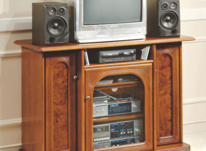 Brauner TV-Schrank Luxus Sideboard Kommode Wohnzimmermöbel Schränke Regale Holz