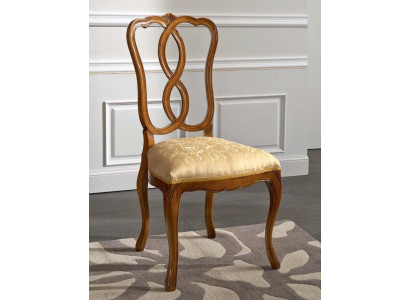 Holzstuhl Italienische Möbel Esszimmerstuhl luxuriöses Design natürlicher Holzstuhl