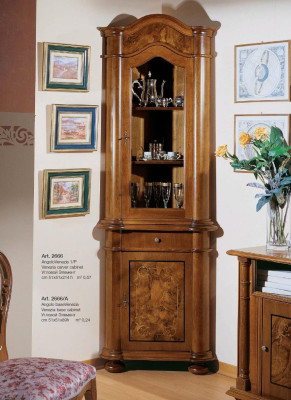 Wohnzimmer Möbel Glasschrank Vitrine Holz Vitrinen Glas Schrank Schränke Regale