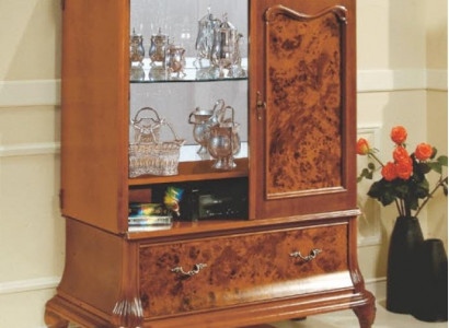 Hausbar Schrank Wohnzimmer Schränke Barschrank Vitrine Italienische Möbel Holz