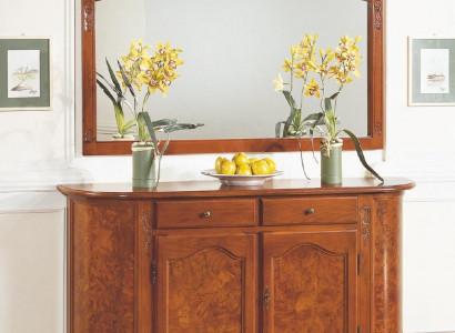 Garnitur Set 2tlg Kommode Spiegel Gruppe Holz Kommoden Anrichte Möbel Schrank