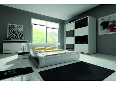 Design Schlafzimmer Komplett Garnituren Schrank Bett Kommode Nachttisch Modern