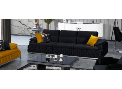 Italienischer Stil Sofa Polsterung Couch Dreifach 4 Sitzer Sofas Möbel Couchen