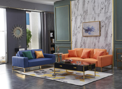 Sofagarnitur 3+2 Sitzer Set Designer Polster Couchen Moderne Sofas