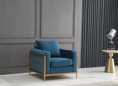 Sessel Club Lounge Designer Stuhl Lehn Polster Sofa 1 Sitzer Fernseh Neu