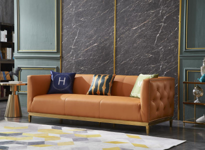 Designer Sofa 3 Sitzer Modern Couch Polster Sofas Designsofa Dreisitzer