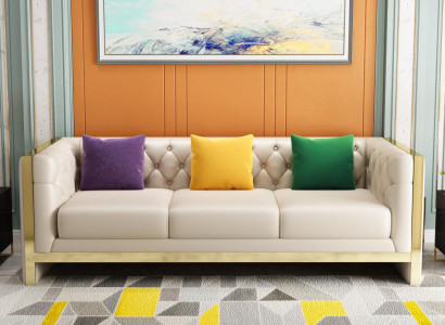 Sofa Design Sofas Polster Couchen Textil Relax Moderne Dreisitzer Neu