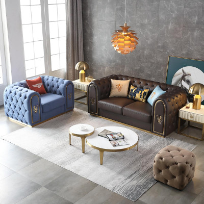 Dreisitzer Design Sofa 3 Sitzer Relax Sofas Polster Couch Sitz Chesterfield Neu