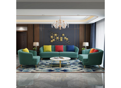 Sofagarnitur 3+2 Sitzer Garnitur Couch Polster Sofa Garnituren Design