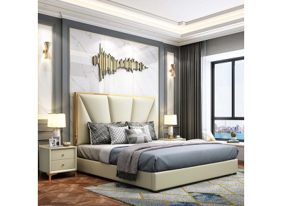 Bett Schlafzimmer Set Design Möbel Luxus Deko Betten 2x Nachttisch 3tlg 