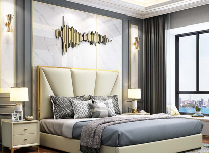 Bett Schlafzimmer Set Design Möbel Luxus Deko Betten 2x Nachttisch 3tlg 