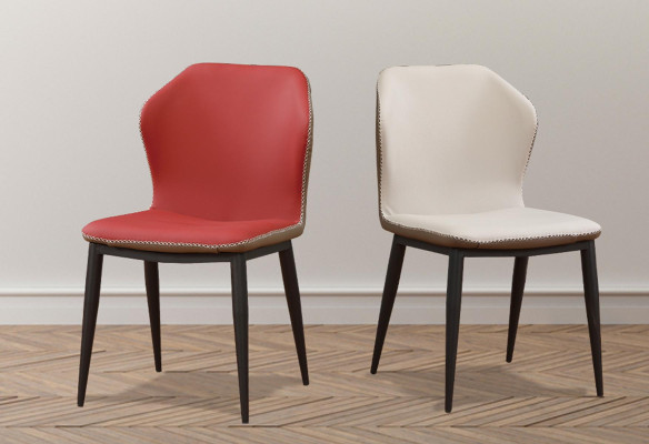 Stuhl 1x Ess Zimmer Polster Fernseh Lounge Club Stuhl Textil Leder Sitz