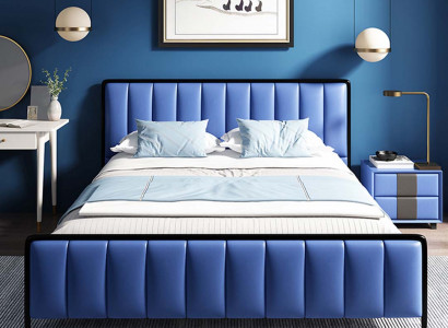 Klassisches Bett Doppelbett Bett 2x Nachttische Holz Design Neu Betten 3 tlg.Set