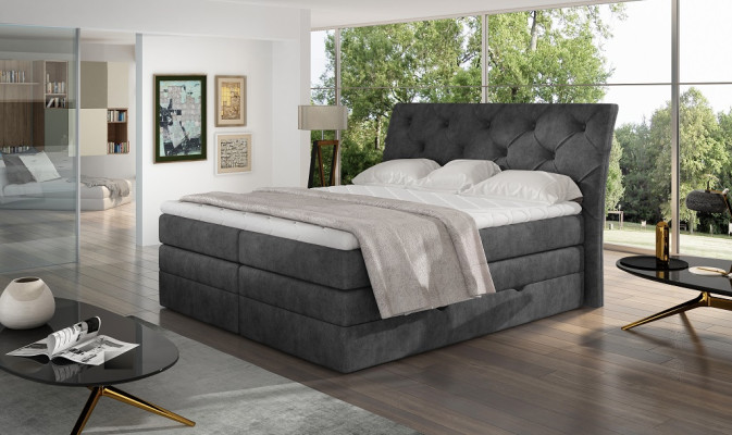 Luxus Schlafzimmer Bett Polster Chesterfield Boxspring Luxus Doppel Hotel