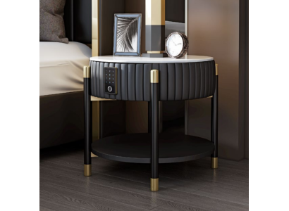 Beistelltisch Nachttisch Sofatisch Couchtische Kaffeetisch Finger Scan System