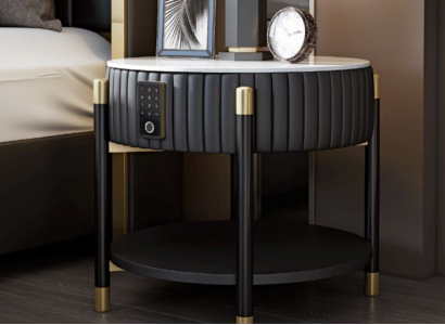 Beistelltisch Nachttisch Sofatisch Couchtische Kaffeetisch Finger Scan System