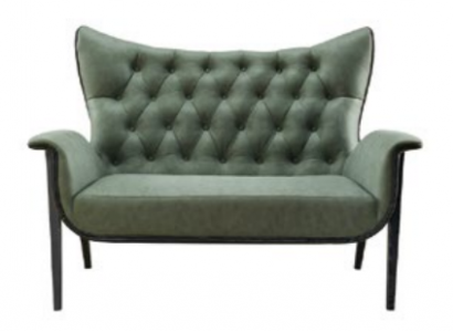 Chesterfield Sofa 2 Sitzer Polster Designer Couchen Garnitur Sofas Zweisitzer