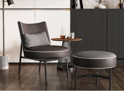 Sessel + Hocker Clubsessel Loungesessel Cocktailsessel Relaxsessel Lehn