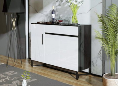 Kommode Sideboard Highboard Schrank Anrichte 3 Türen 2 Schubladen