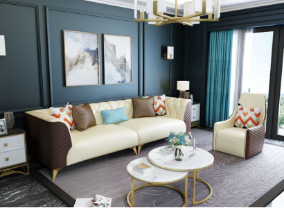 Sofa Couch Garnitur Sitz Polster Komplett Set 3+2+1 Sofas Design Couchen