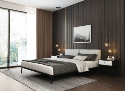 Polsterbett Betten Bett Hotel Polster Designer Doppel Luxus Deko Design