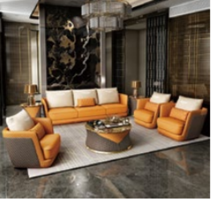 Edle Luxus Klasse Wohn Zimmer Set Garnitur Sofa Couch Polster 4tlg. Set