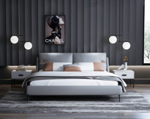 Modernes Holz Bett Edles Designer Möbel Betten Doppel Neu Schlafzimmer