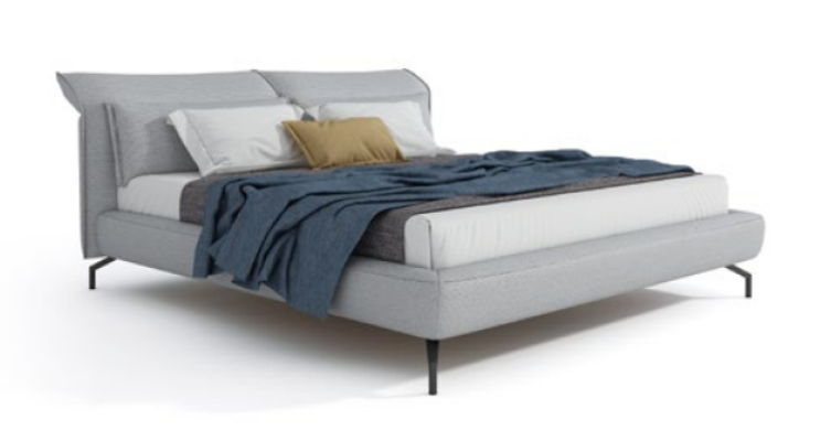 Italienische Designer Möbel Bett Doppel Schlazimmer 180x200cm Leder