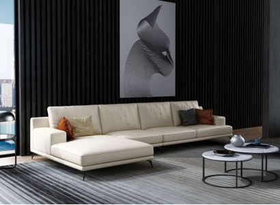 Design Polster Couch Wohnlandschaft Ecksofa Polster Sitz Garnitur Sofa