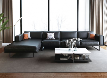 Ecksofa Polster Garnitur Dekor Wohnlandschaft L Form Designer Sofa Couch