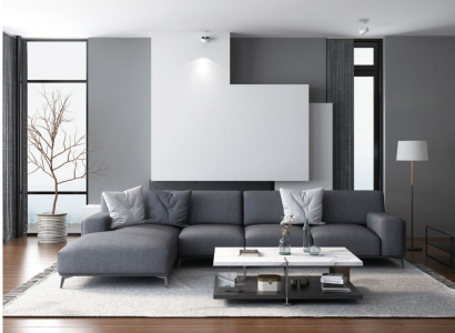 Wohnlandschaft L-Form Ecksofa Leder Couch Design Polster Garnitur Sofa