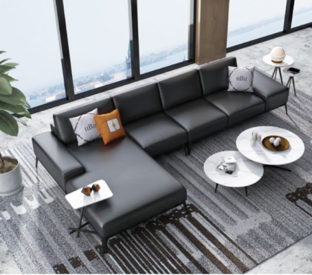 Ecksofa Polster Dekor Garnitur Wohnlandschaft L Form Designer Sofa Couch