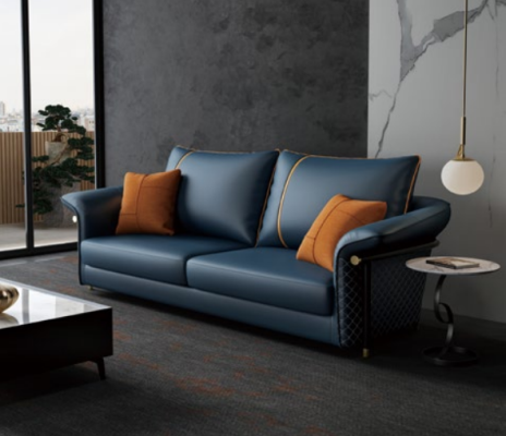 Leder Polster Komplett Set Sofagarnitur 321 Sitzer Design Wohnlandschaft