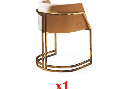 Luxus 1x Stuhl Esszimmerstuhl Lehnstuhl Wohnzimmerstuhl Polsterstuhl