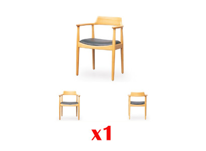 Stühle Polster Holz Modern Designer Lehn Sitz Sessel Ess Zimmer