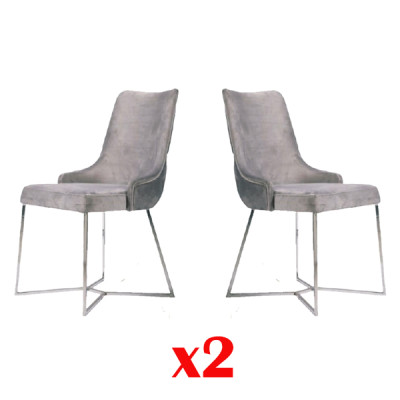 Garnitur Stuhl Set Gruppe Stühle 2x Gruppen Sessel Lehn Polster Hotel