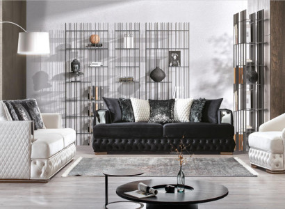 Chesterfield Luxus Sofagarnitur Polster Möbel 3+3+1 Wohnlandschaft