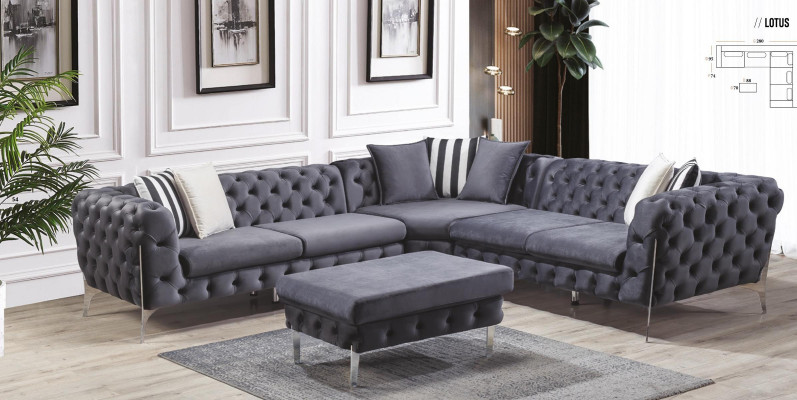 Hocker Blau Wohnzimmer Chesterfield Elegantes Mobel Italienischer Stil