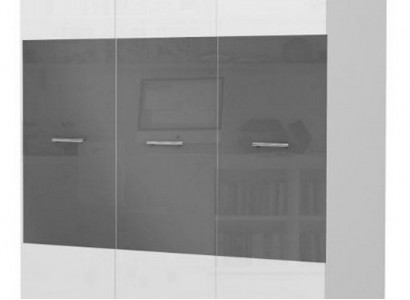 Grauer Schrank Schränke Kleiderschrank Hochglanz Kleiderschränke Kinderzimmer